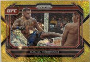 Daniel Rodriguez 2023 Panini Prizm UFC Base #60 Gold Shimmer