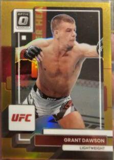 Grant Dawson 2023 Panini Donruss Optic UFC Base #64 Gold
