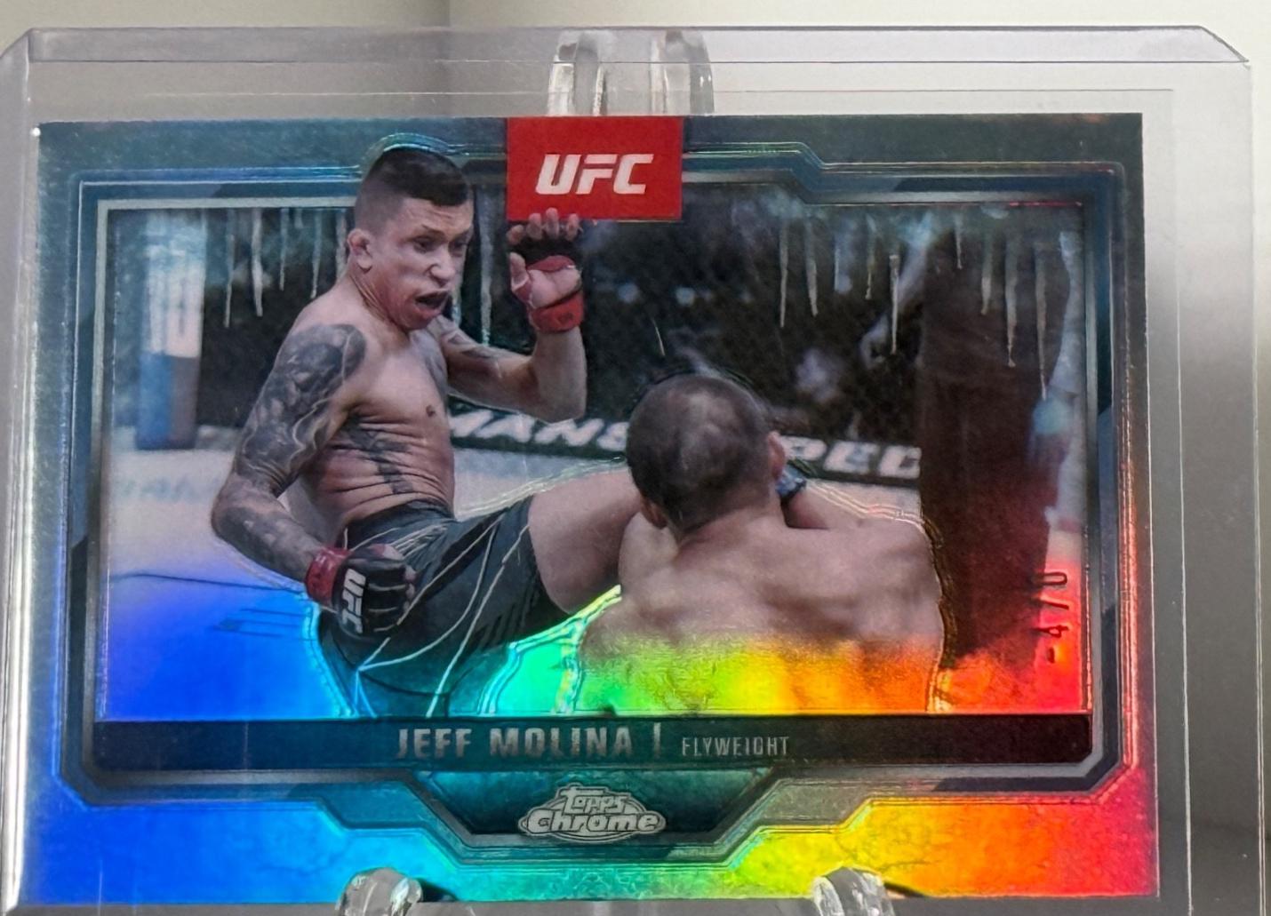 Jeff Molina 2025 Topps Chrome UFC Base #90 FrozenFractor