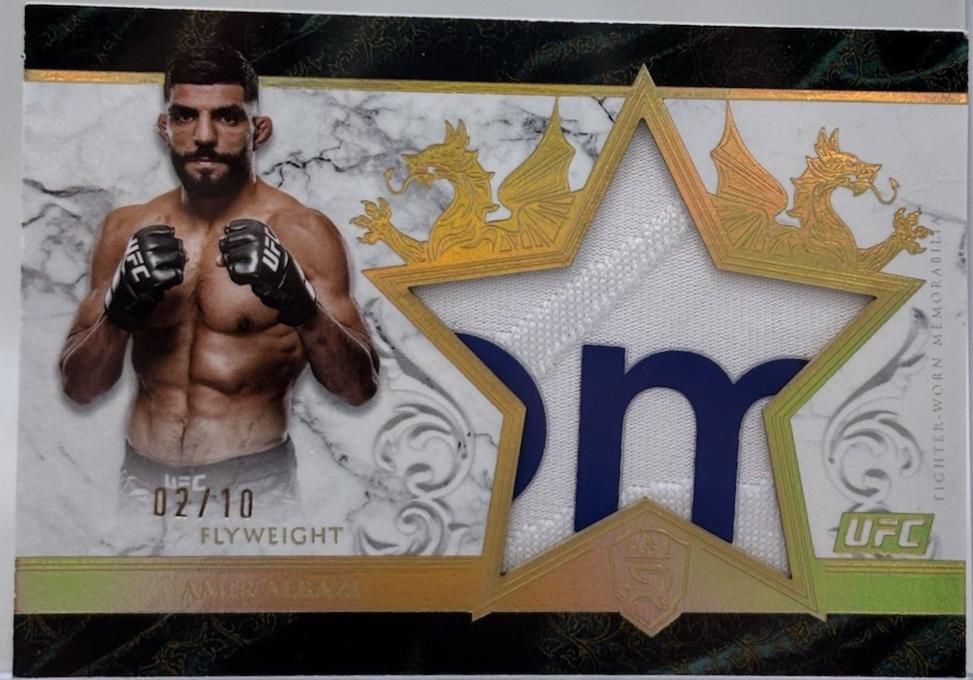 Amir Albazi 2025 Topps Royalty UFC Star Relics #SR-AI Gold