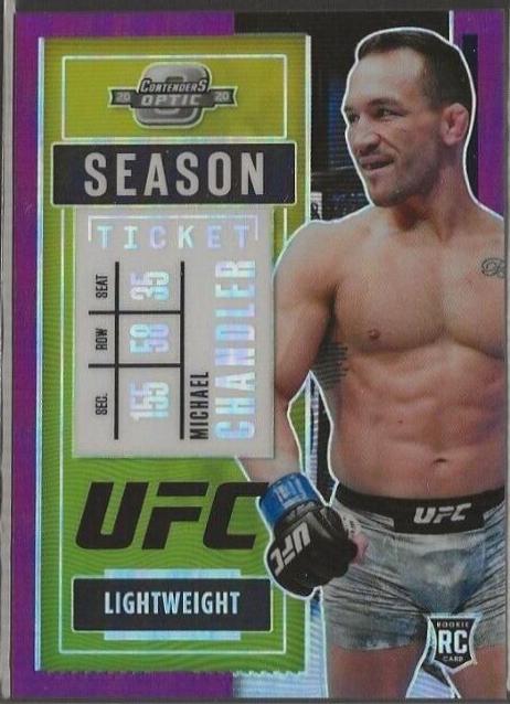 Michael Chandler 2021 Panini Chronicles UFC Base Crusade #226 Purple