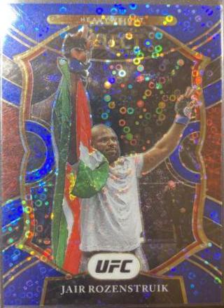 Jairzinho Rozenstruik 2021 Panini Select UFC Concourse #94 Blue Disco