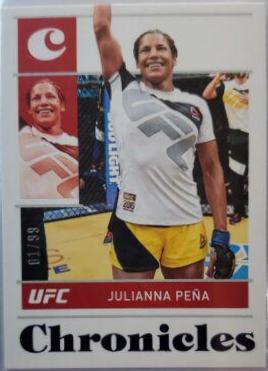 Julianna Peña 2022 Panini Chronicles UFC Base Chronicles #37 Blue