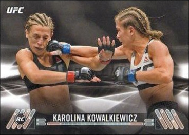 Karolina Kowalkiewicz 2017 Topps UFC Knockout Base #76 Red