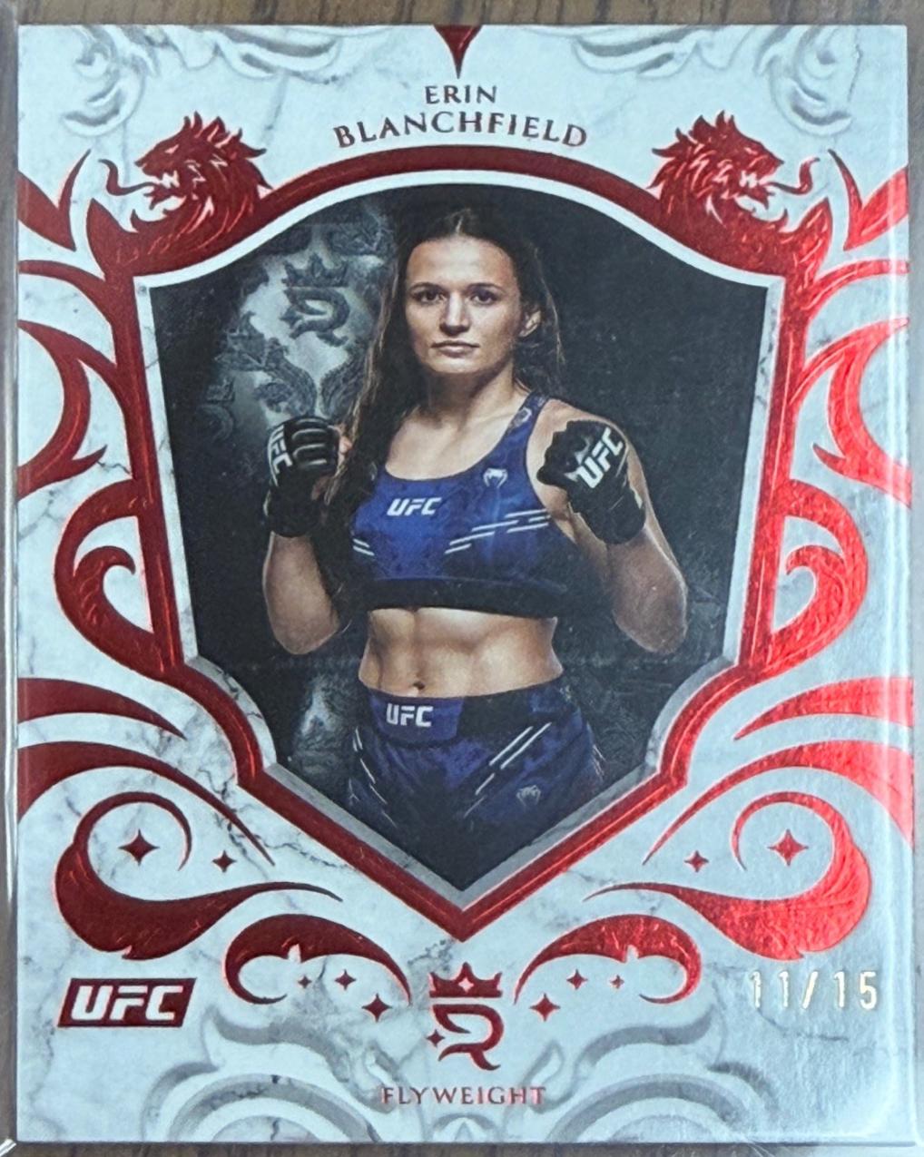 Erin Blanchfield 2025 Topps Royalty UFC Base #52 Red