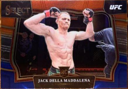 Jack Della Maddalena 2023 Panini Select UFC Octagonside #280 Red Blue Prizm