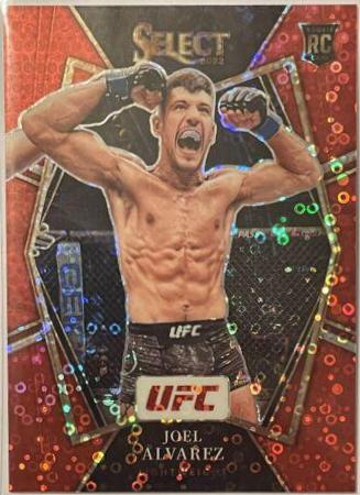 Joel Alvarez 2022 Panini Select UFC Premier Level #150 Red Disco