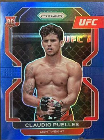 Claudio Puelles 2022 Panini Prizm UFC Base #111 Blue