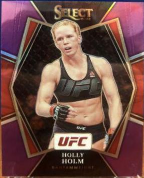 Holly Holm 2022 Panini Select UFC Premier Level #115 Purple