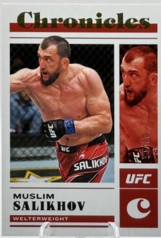 Muslim Salikhov 2023 Panini Chronicles UFC Base Chronicles #29 Gold