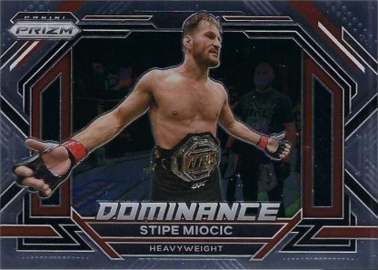 Stipe Miocic 2023 Panini Prizm UFC Dominance #3 Silver