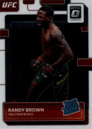 Randy Brown 2023 Panini Donruss Optic UFC Base #105 Photon