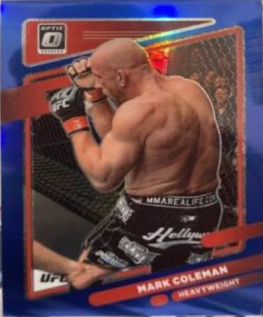 Mark Coleman 2022 Panini Donruss Optic UFC Base #97 Blue