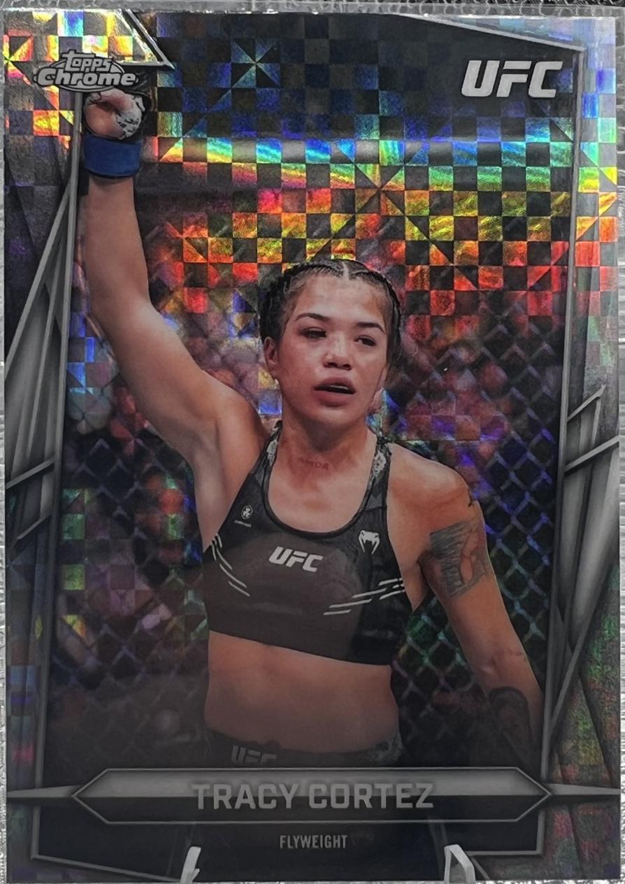 Tracy Cortez 2026 Topps Chrome UFC Base #58 X-fractor