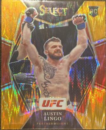 Austin Lingo 2022 Panini Select UFC Premier Level #197 Orange