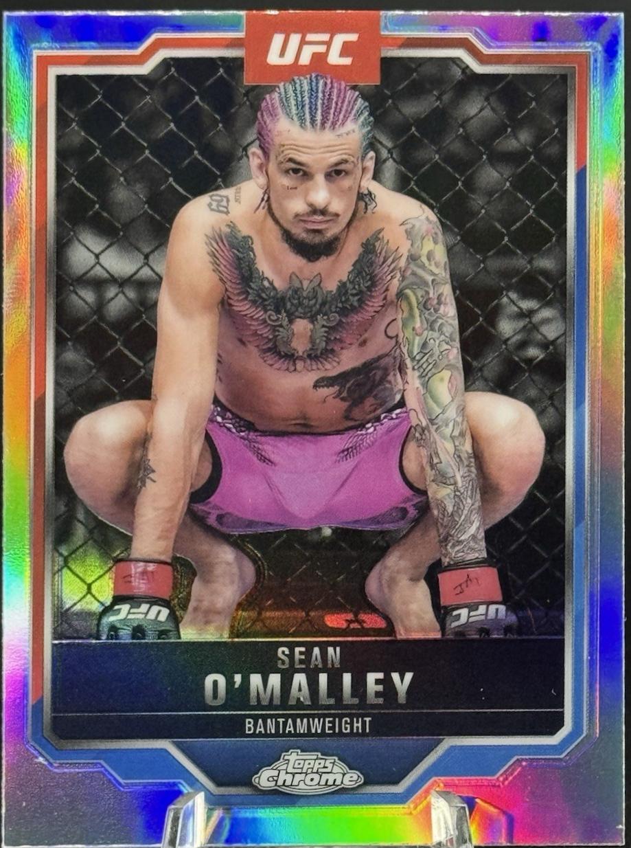 Sean O'Malley 2025 Topps Chrome UFC Base #1 Refractor