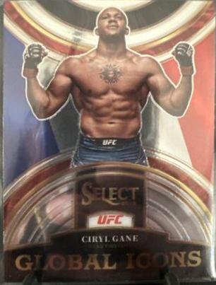 Ciryl Gane 2023 Panini Select UFC Global Icons #29 Silver