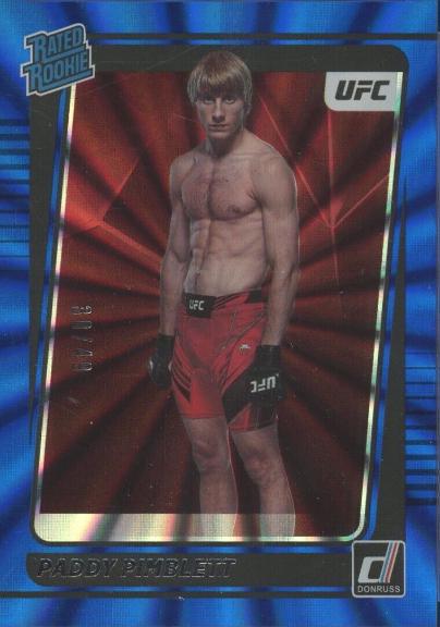 Paddy Pimblett 2022 Panini Donruss UFC Base #207 Blue