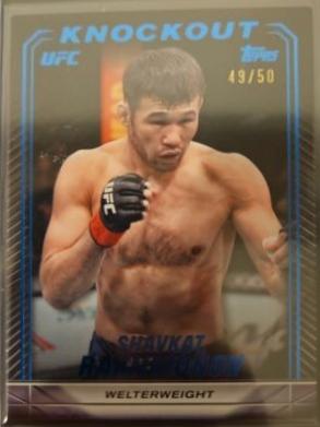 Shavkat Rakhmonov 2024 Topps Knockout UFC Base #63 Blue