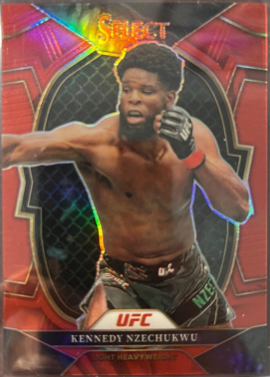 Kennedy Nzechukwu 2023 Panini Select UFC Concourse #77 Red