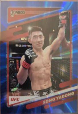 Song Yadong 2022 Panini Donruss UFC Base #103 Blue