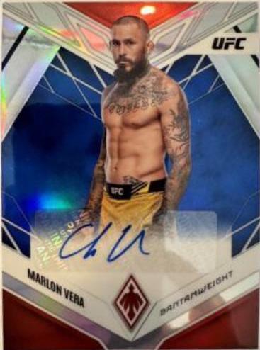 Marlon Vera 2023 Panini Chronicles UFC Phoenix Autographs #2 Blue