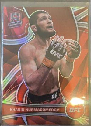Khabib Nurmagomedov 2022 Panini Chronicles UFC Base Spectra #395 Nebula