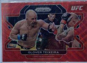 Glover Teixeira 2022 Panini Prizm UFC Base #81 Ruby Wave