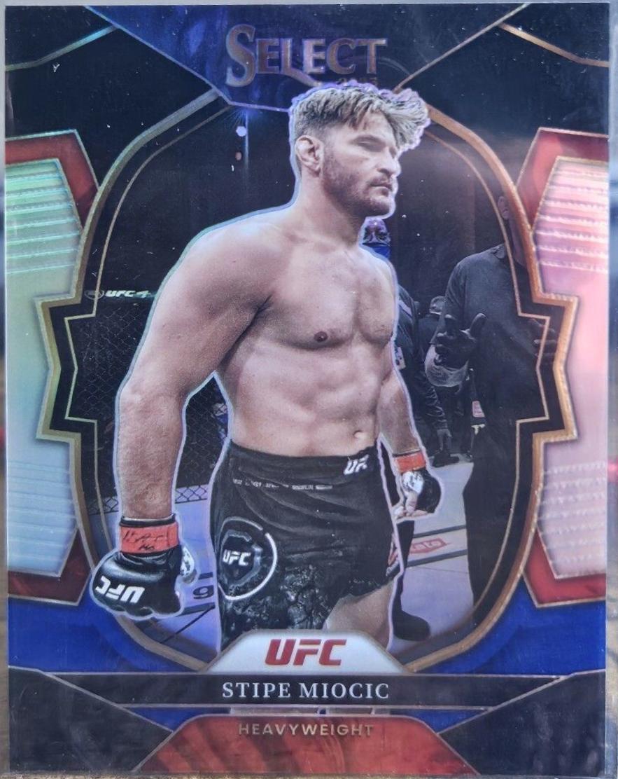 Stipe Miocic 2023 Panini Select UFC Concourse #43 Blue Disco
