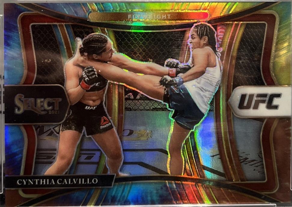 Cynthia Calvillo 2021 Panini Select UFC Premier Level #194 Tie Dye