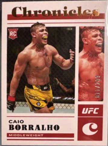 Caio Borralho 2023 Panini Chronicles UFC Base Playbook #119 Bronze
