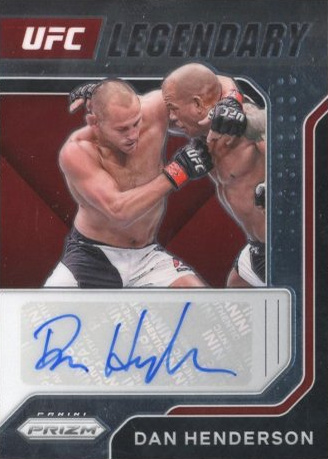 Dan Henderson 2022 Panini Prizm UFC Legendary Signatures #1 Gold