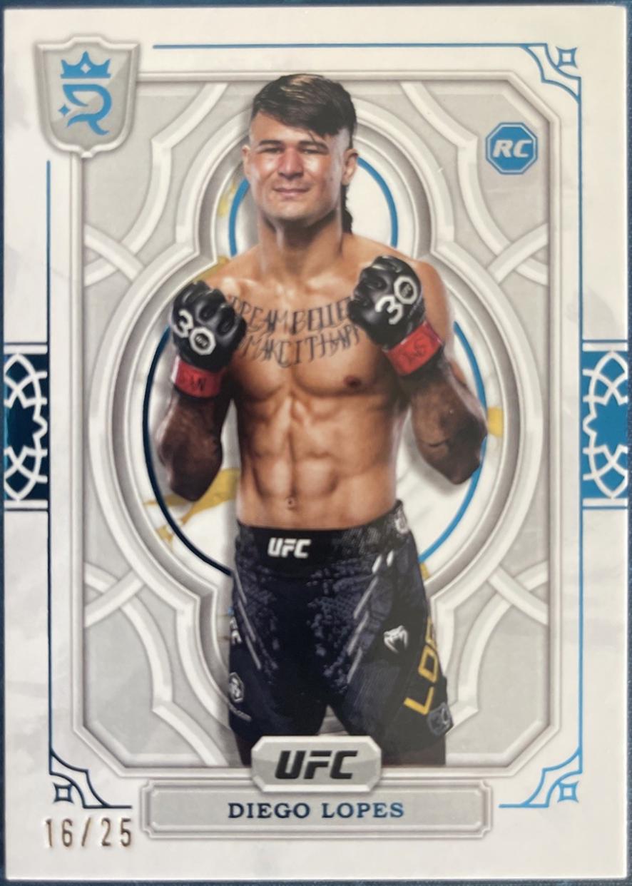 Diego Lopes 2024 Topps Royalty UFC Base #10 Blue