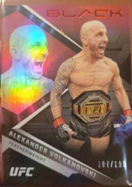 Alexander Volkanovski 2022 Panini Chronicles UFC Base Black #208 Red