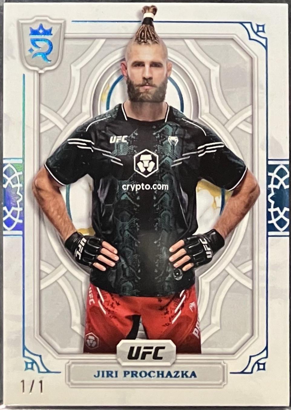 Jiri Prochazka 2024 Topps Royalty UFC Base #15 Platinum