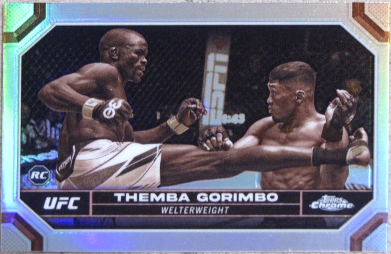 Themba Gorimbo 2024 Topps Chrome UFC Base #188 Sepia Refractor