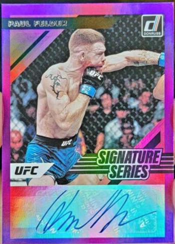 Paul Felder 2022 Panini Donruss UFC Signature Series #47 Purple