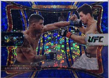 Gilbert Burns 2021 Panini Select UFC Premier Level #139 Blue Disco