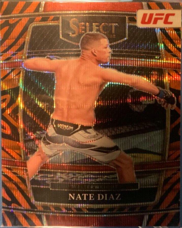 Nate Diaz 2022 Panini Select UFC Concourse #54 Tiger