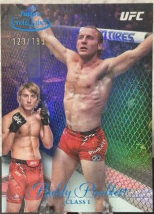 Paddy Pimblett 2024 Topps Gold Label UFC Base Class I #46 Blue