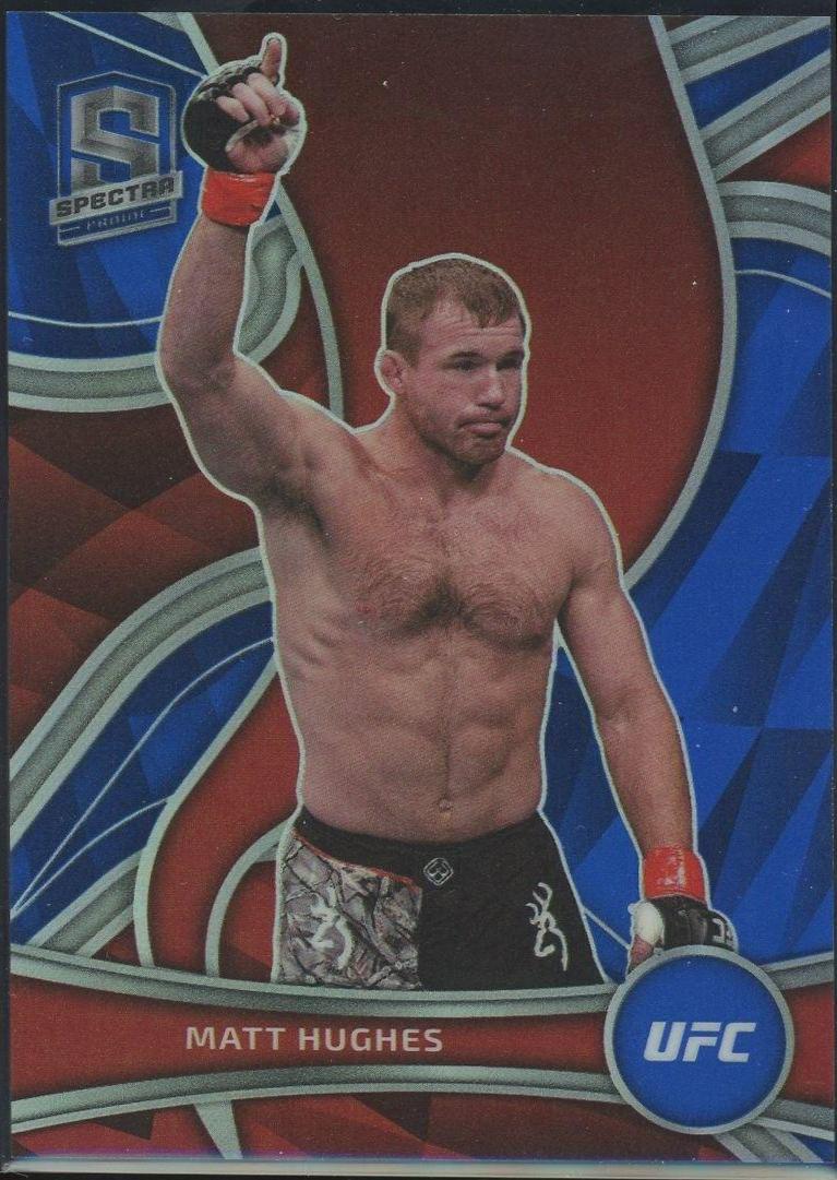 Matt Hughes 2022 Panini Chronicles UFC Base Spectra #389 Blue