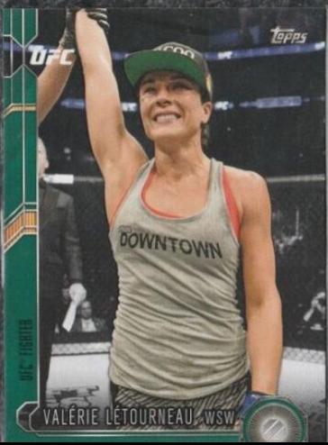 Valerie Letourneau 2015 Topps UFC Chronicles Base #237 Green
