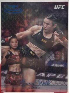 Zhang Weili 2024 Topps Gold Label UFC Base Class III #95 Blue