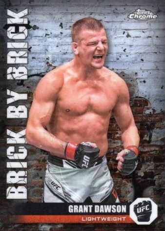 Grant Dawson 2024 Topps Chrome UFC Brick by Brick #BYB-19 Black Refractor
