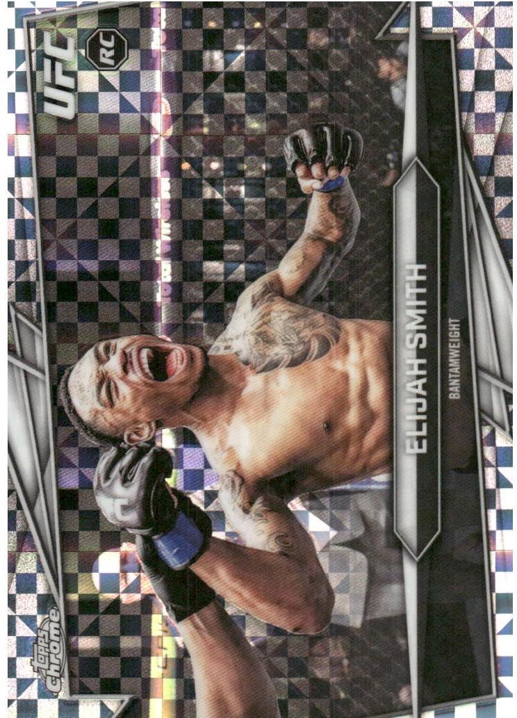 Elijah Smith 2026 Topps Chrome UFC Base #41 X-fractor