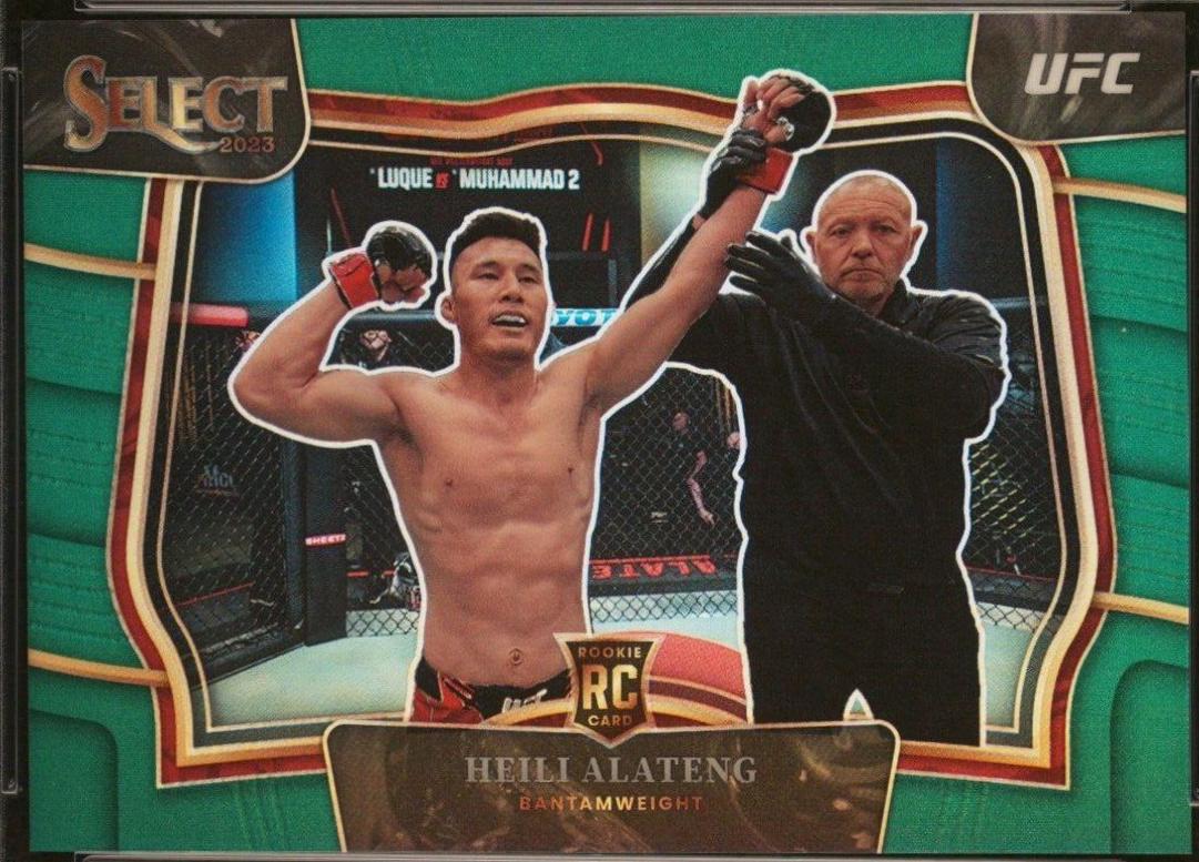 Heili Alateng 2023 Panini Select UFC Octagonside #202 Green