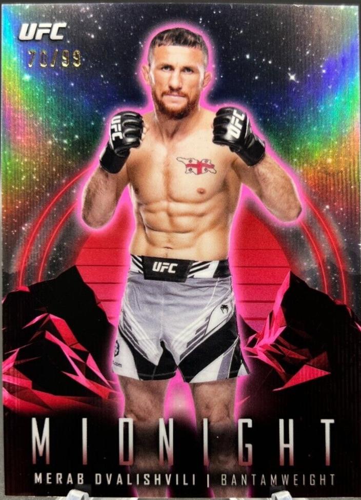 Merab Dvalishvili 2024 Topps Midnight UFC Base #48 Twilight