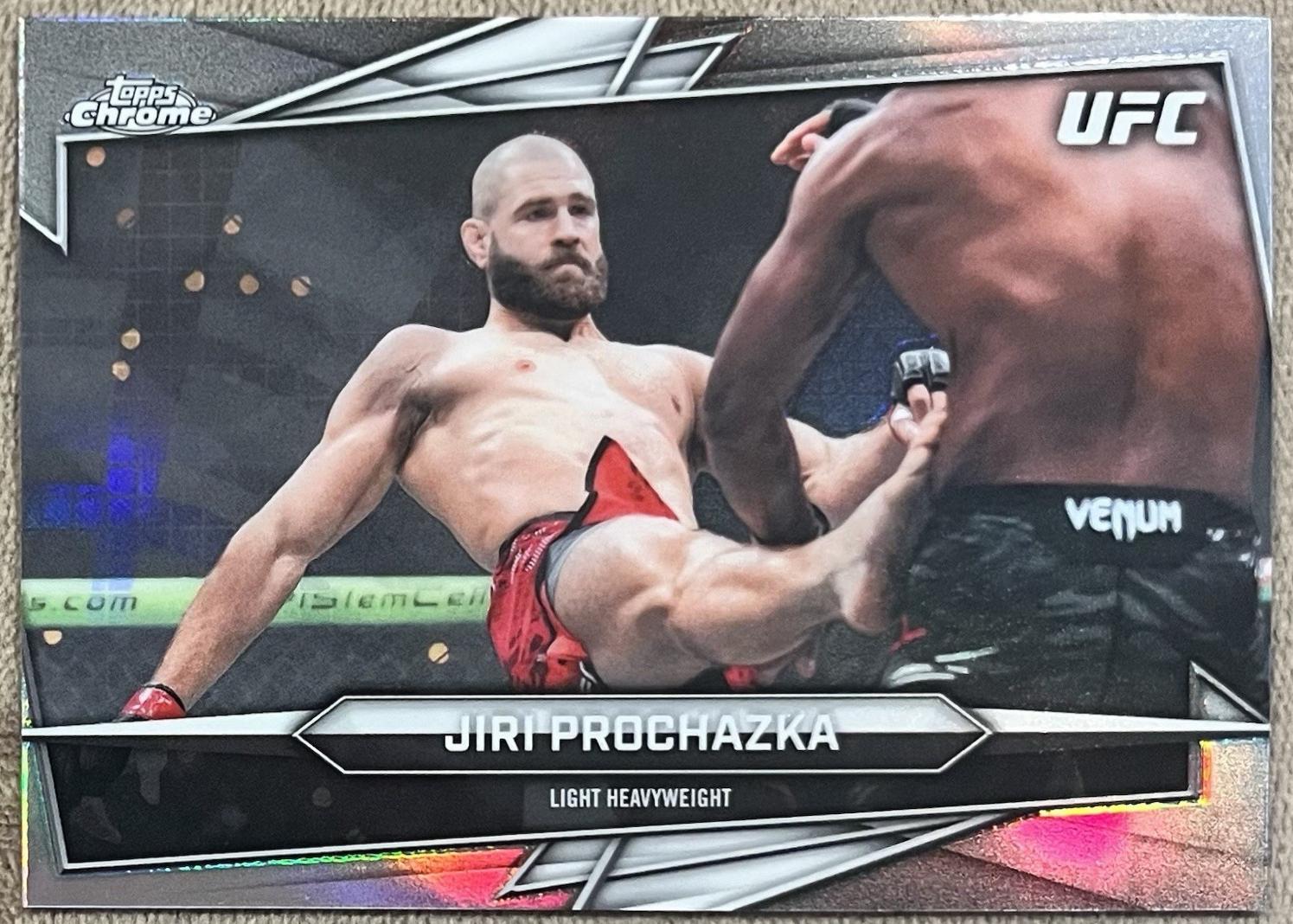 Jiri Prochazka 2026 Topps Chrome UFC Base #42 Sonar Refractor