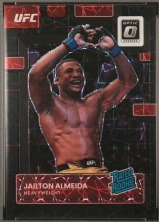 Jailton Almeida 2023 Panini Donruss Optic UFC Base #106 Black Velocity
