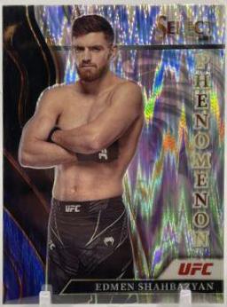 Edmen Shahbazyan 2022 Panini Select UFC Phenomenon #21 Flash